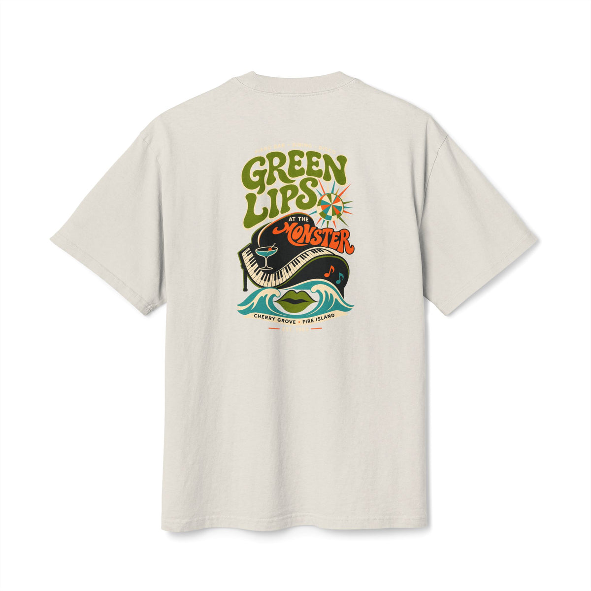 The Fire Island Monster Cherry Grove T-Shirt | Vintage Gay Bar History Tee