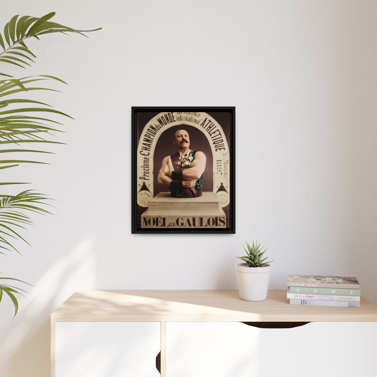 athlétisme 045 | Framed Vintage Photo - Matte Canvas