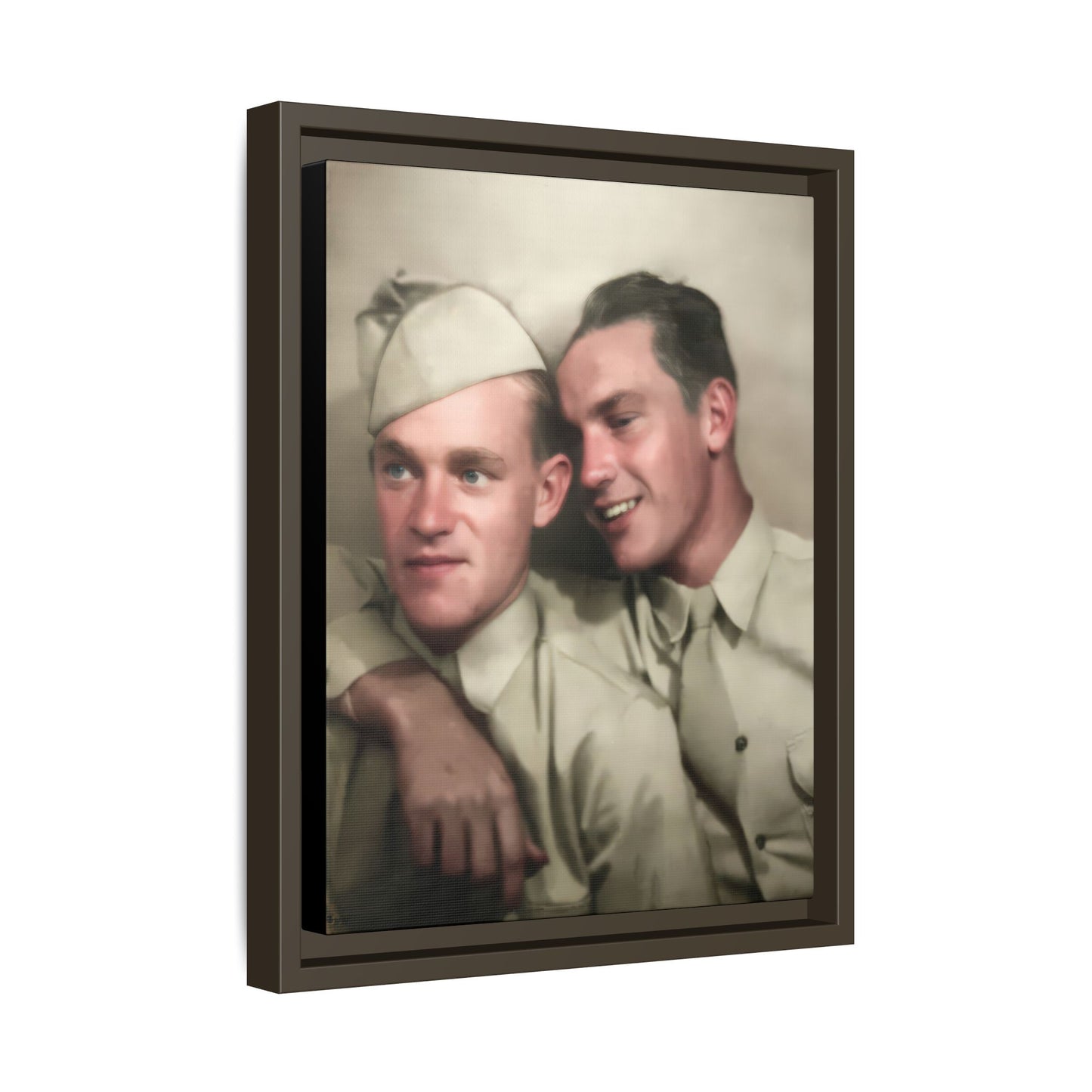 paire 049 | Framed Vintage Photo - Matte Canvas