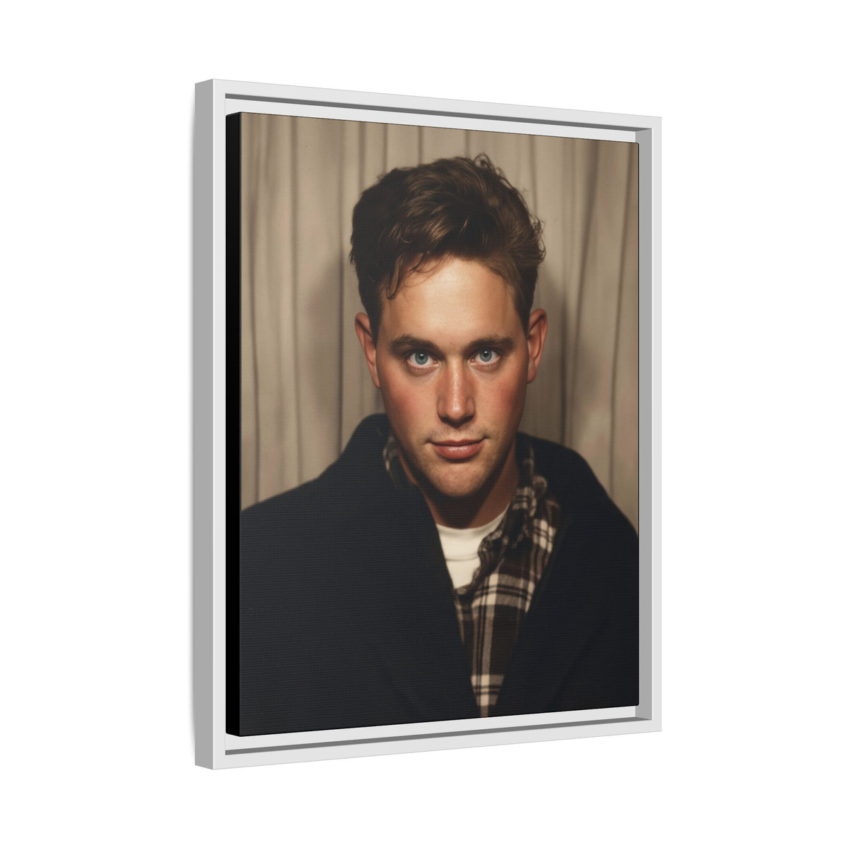 celibataire 001 | Framed Vintage Photo - Matte Canvas