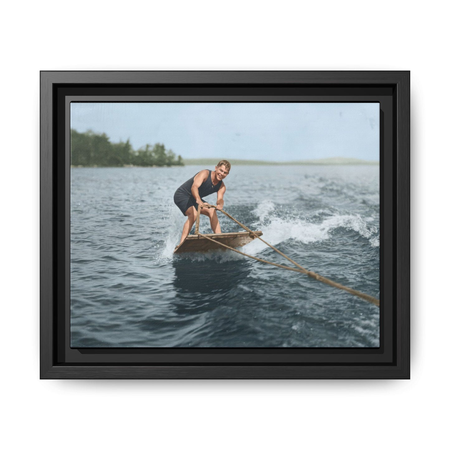 nager 015 | Framed Vintage Photo - Matte Canvas