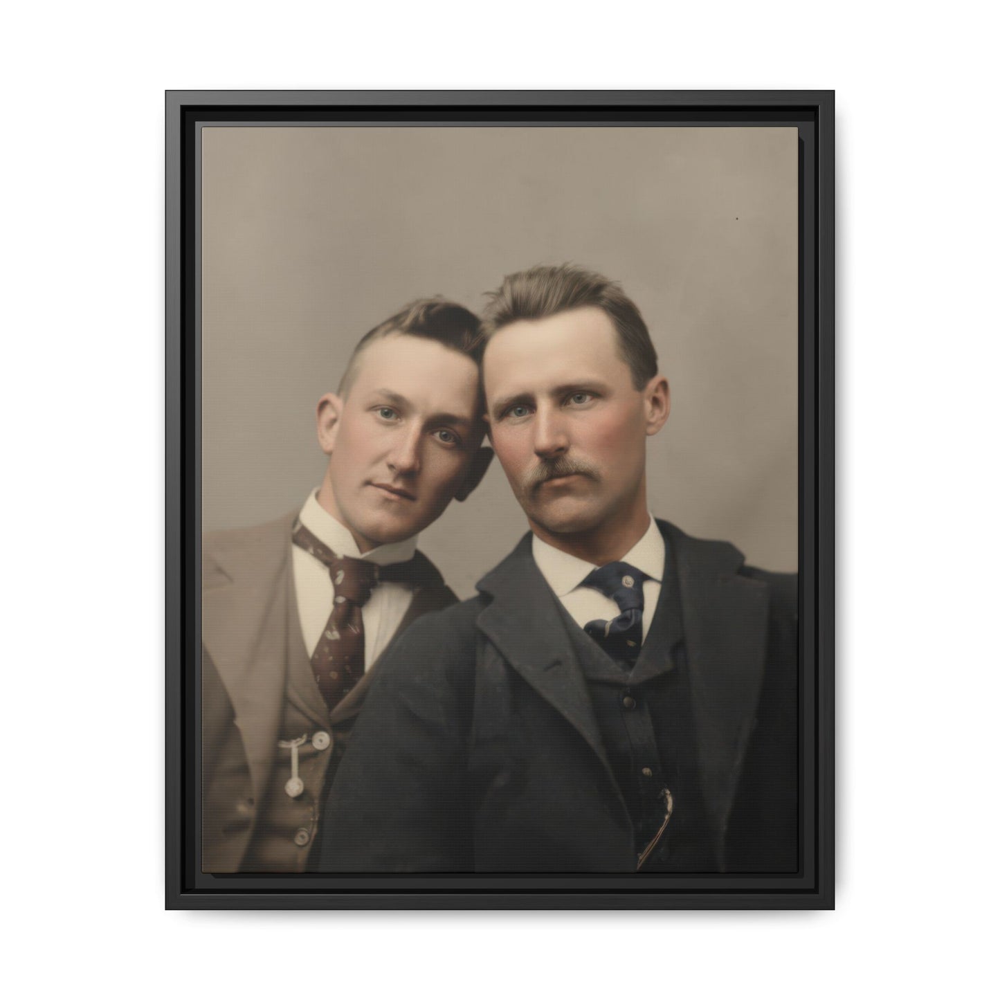 paire 121 | Framed Vintage Photo - Matte Canvas