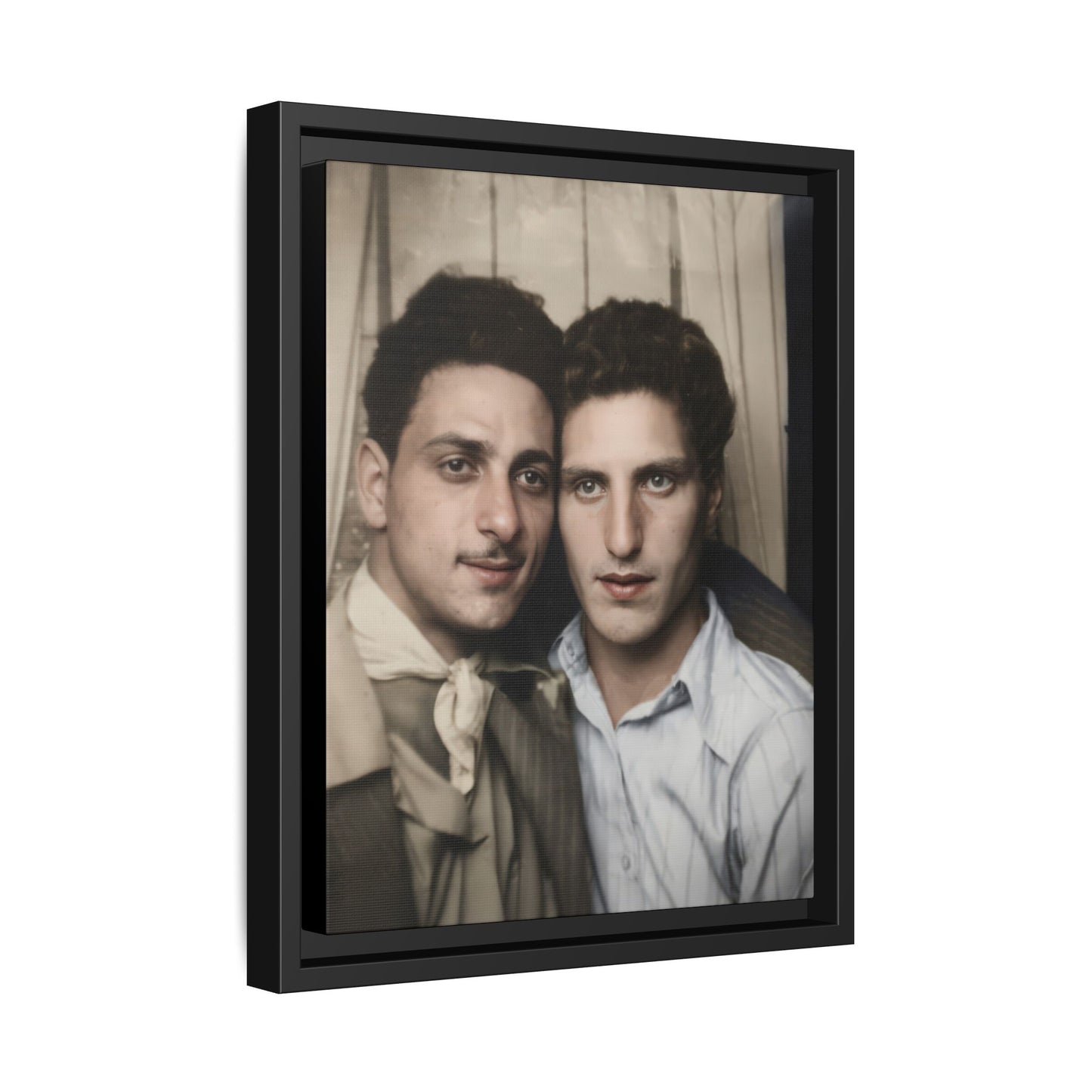 paire 029 | Framed Vintage Photo - Matte Canvas