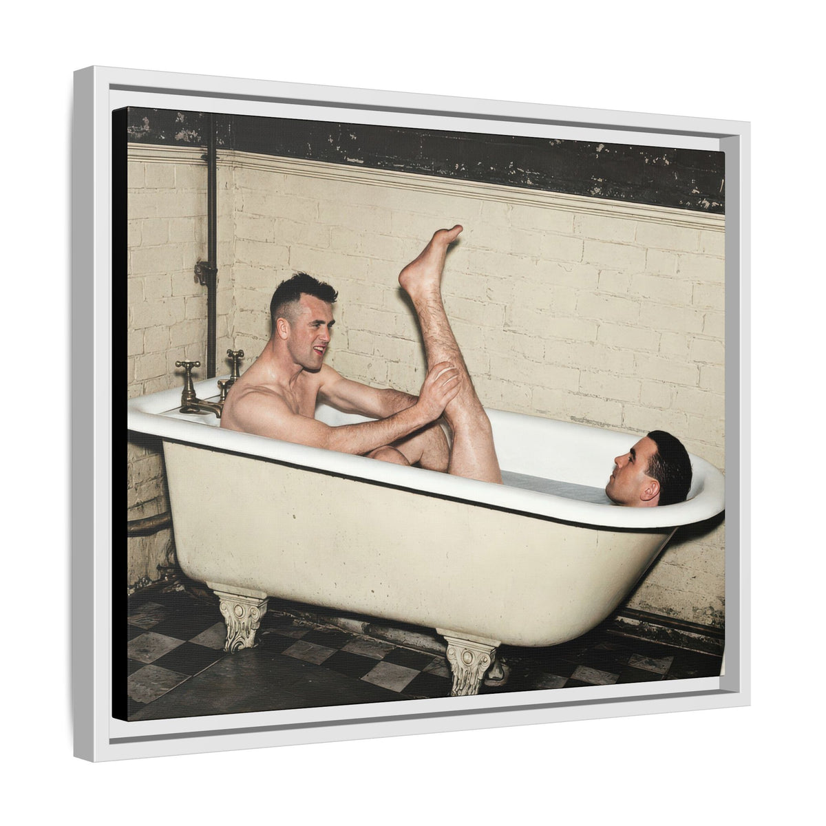 paire 162 | Framed Vintage Photo - Matte Canvas