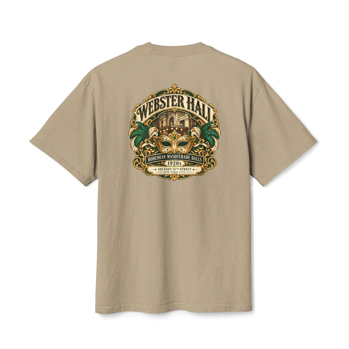 Webster Hall 1920s Masquerade | Historic NYC LGBTQ Heritage T-Shirt