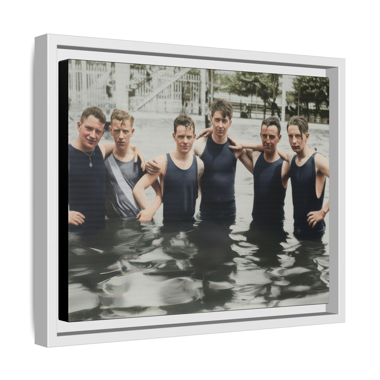 nager 042 | Framed Vintage Photo - Matte Canvas