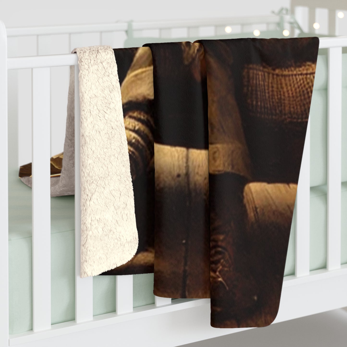 Heirloom Sherpa Blanket – Missing Grant 042 Figure Premium fleece throw · 50x60, 60x80