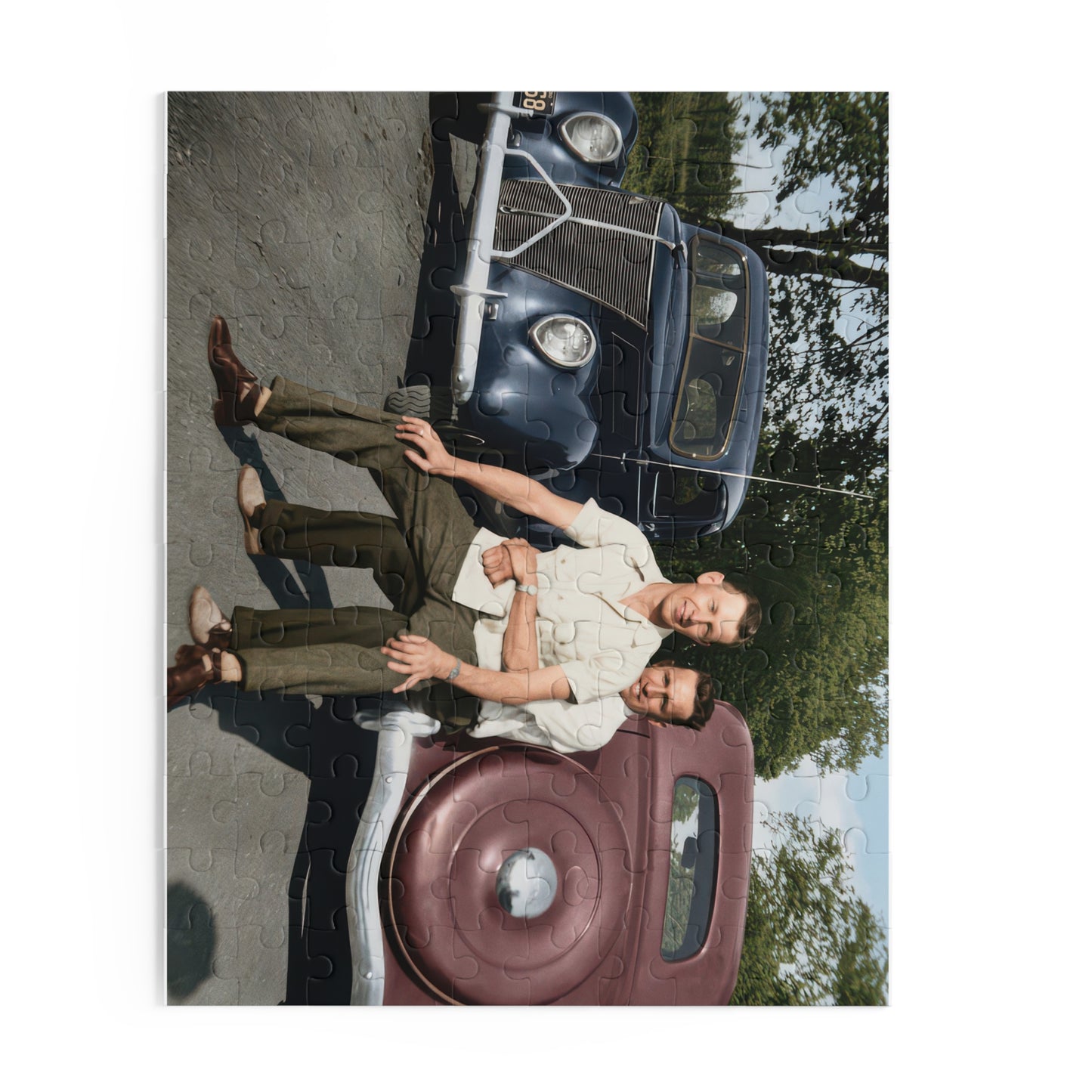 Vintage Beach Photo Puzzles | paire 145