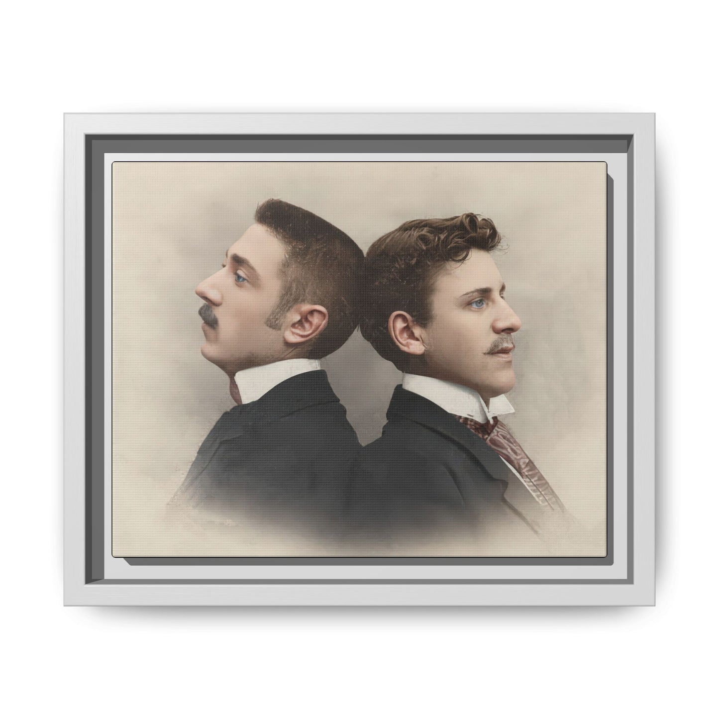 paire 030 | Framed Vintage Photo - Matte Canvas