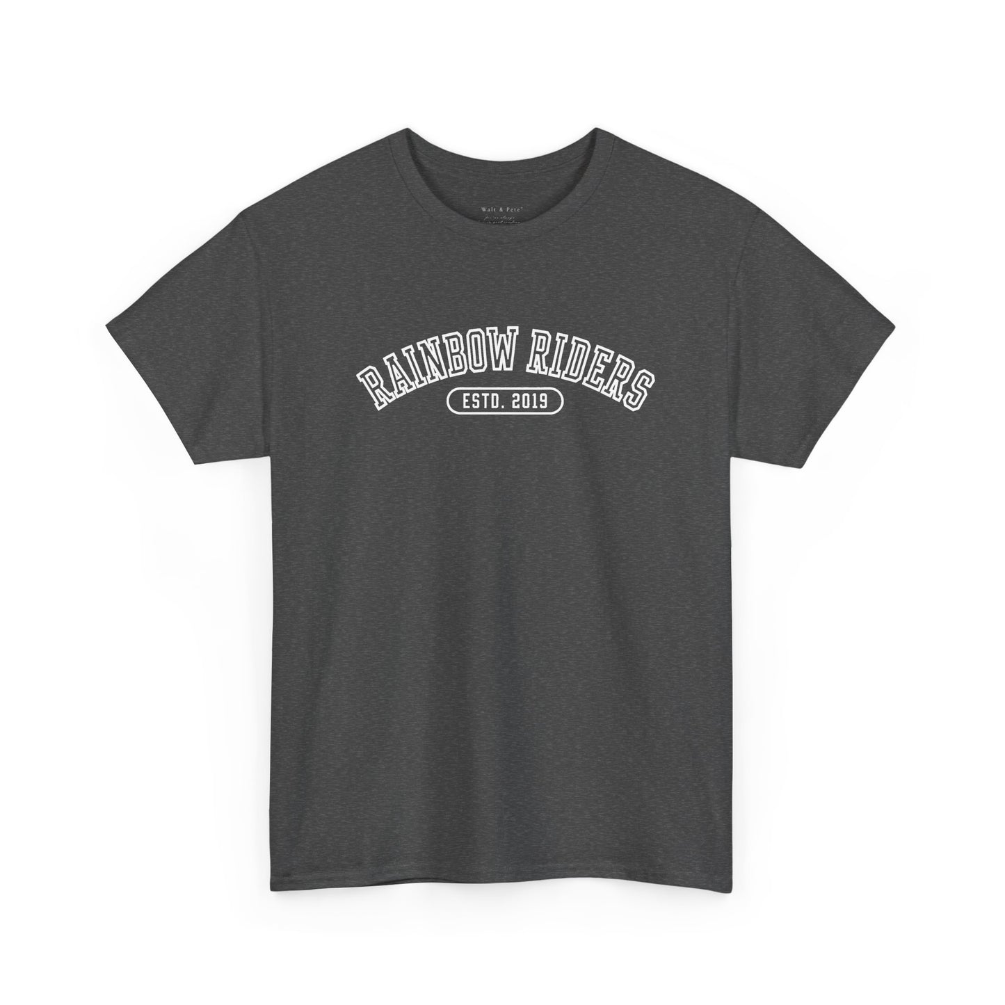 Rainbow Riders Collegiate T-Shirt | Est. 2019 LGBTQ+ Pride Tee