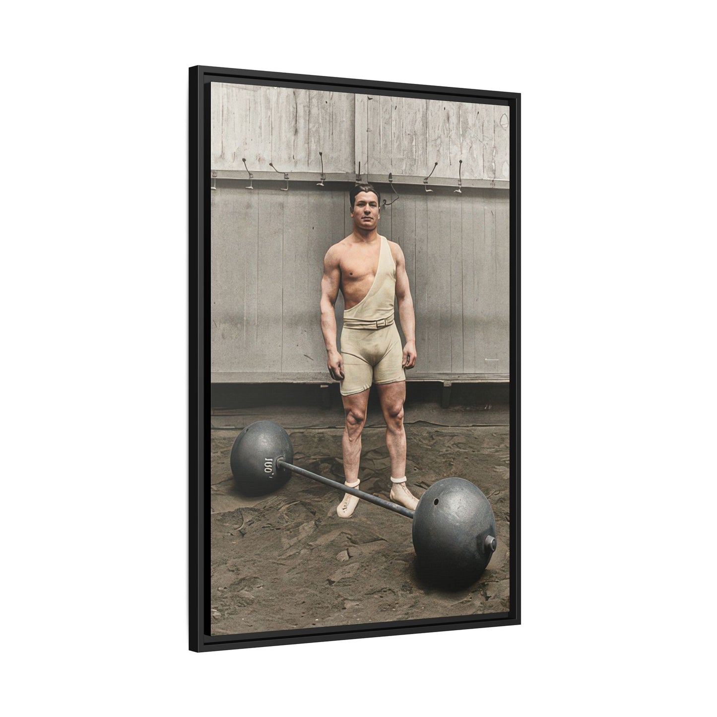 athlétisme 050 | Framed Vintage Photo - Matte Canvas