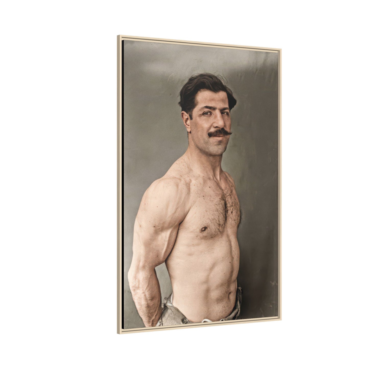 athlétisme 024 | Framed Vintage Photo - Matte Canvas