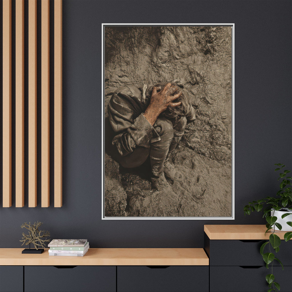 celibataire 040 | Framed Vintage Photo - Matte Canvas