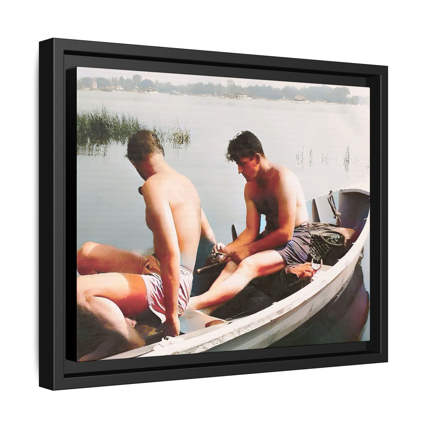 paire 035 | Framed Vintage Photo - Matte Canvas