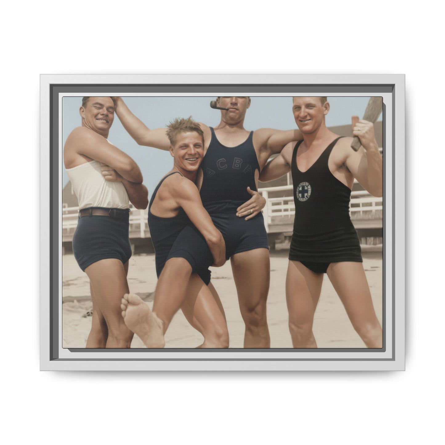 nager 028 | Framed Vintage Photo - Matte Canvas