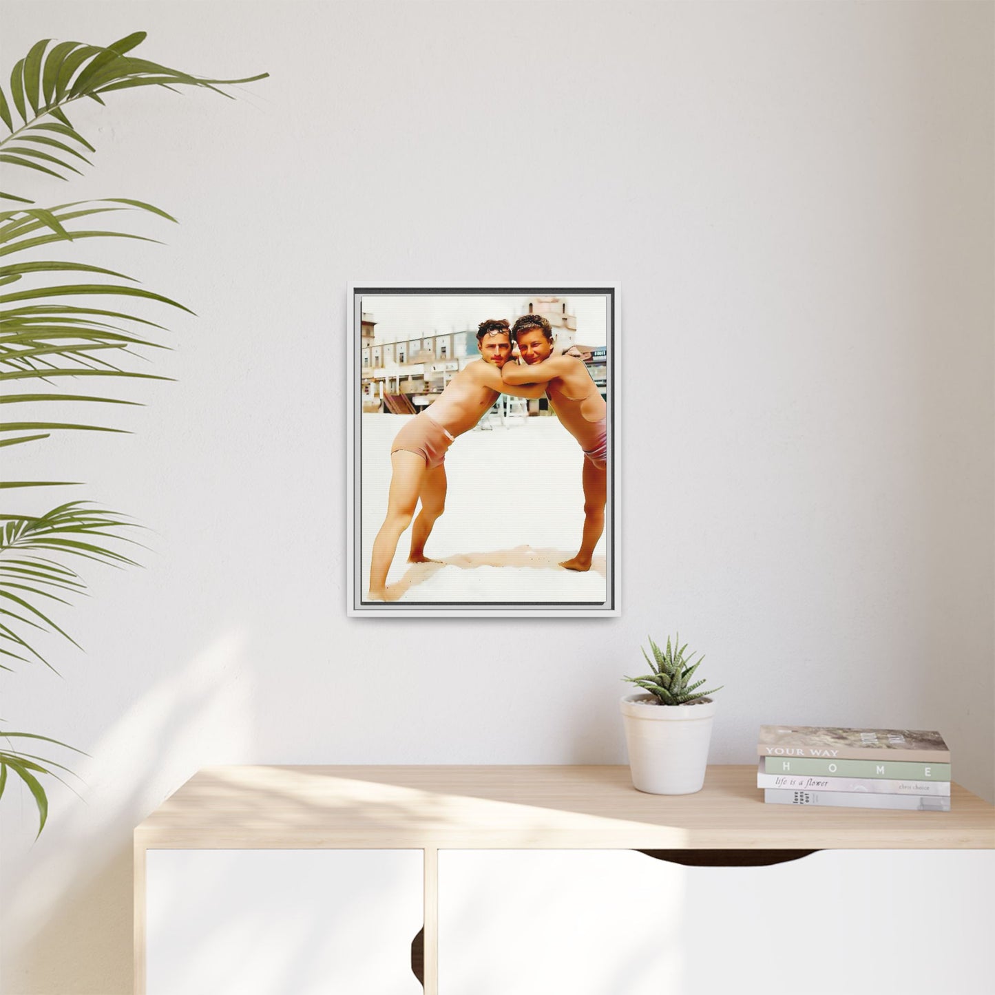 nager 014 | Framed Vintage Photo - Matte Canvas