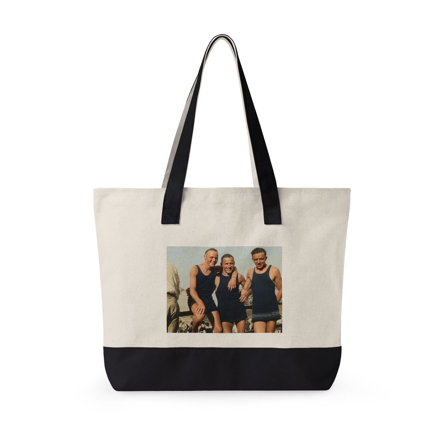 Beach Day Zippered Canvas Tote | nager 044