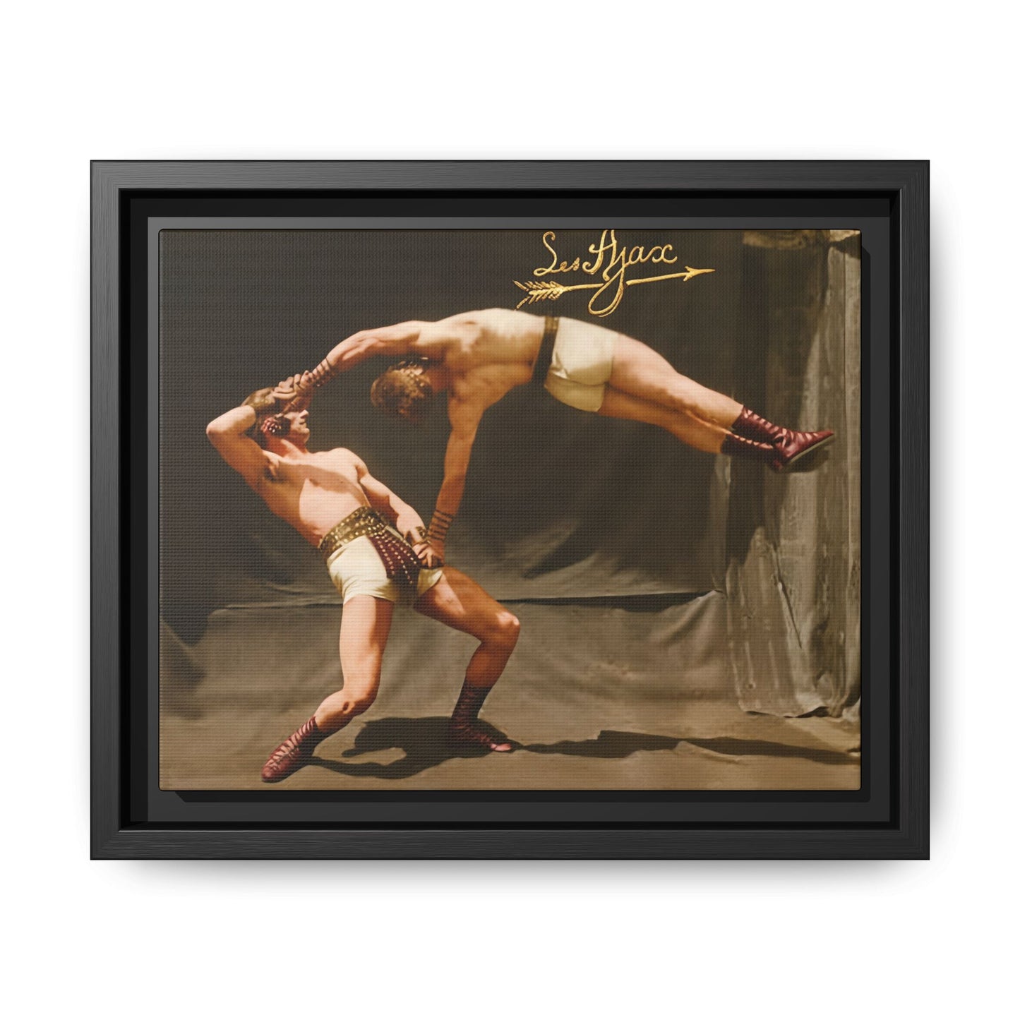 athlétisme 013 | Framed Vintage Photo - Matte Canvas