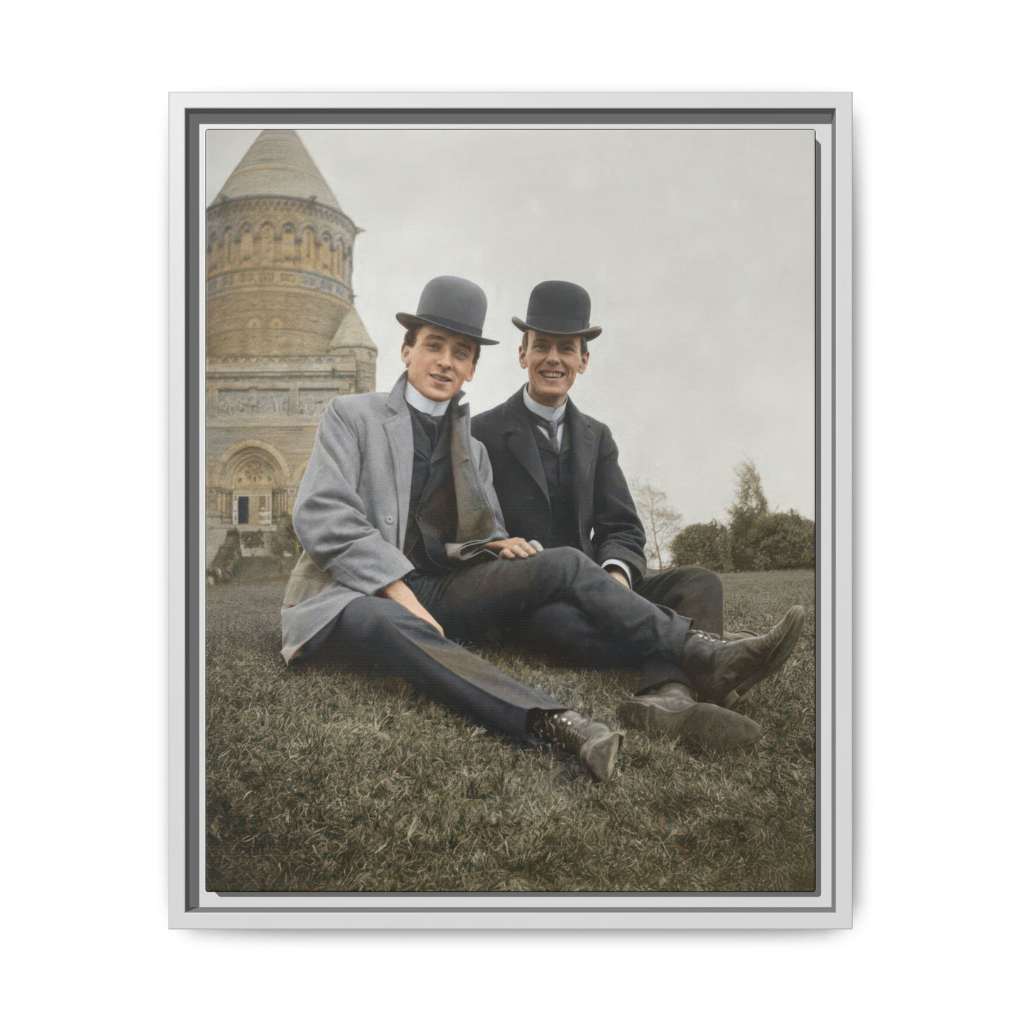 paire 070 | Framed Vintage Photo - Matte Canvas