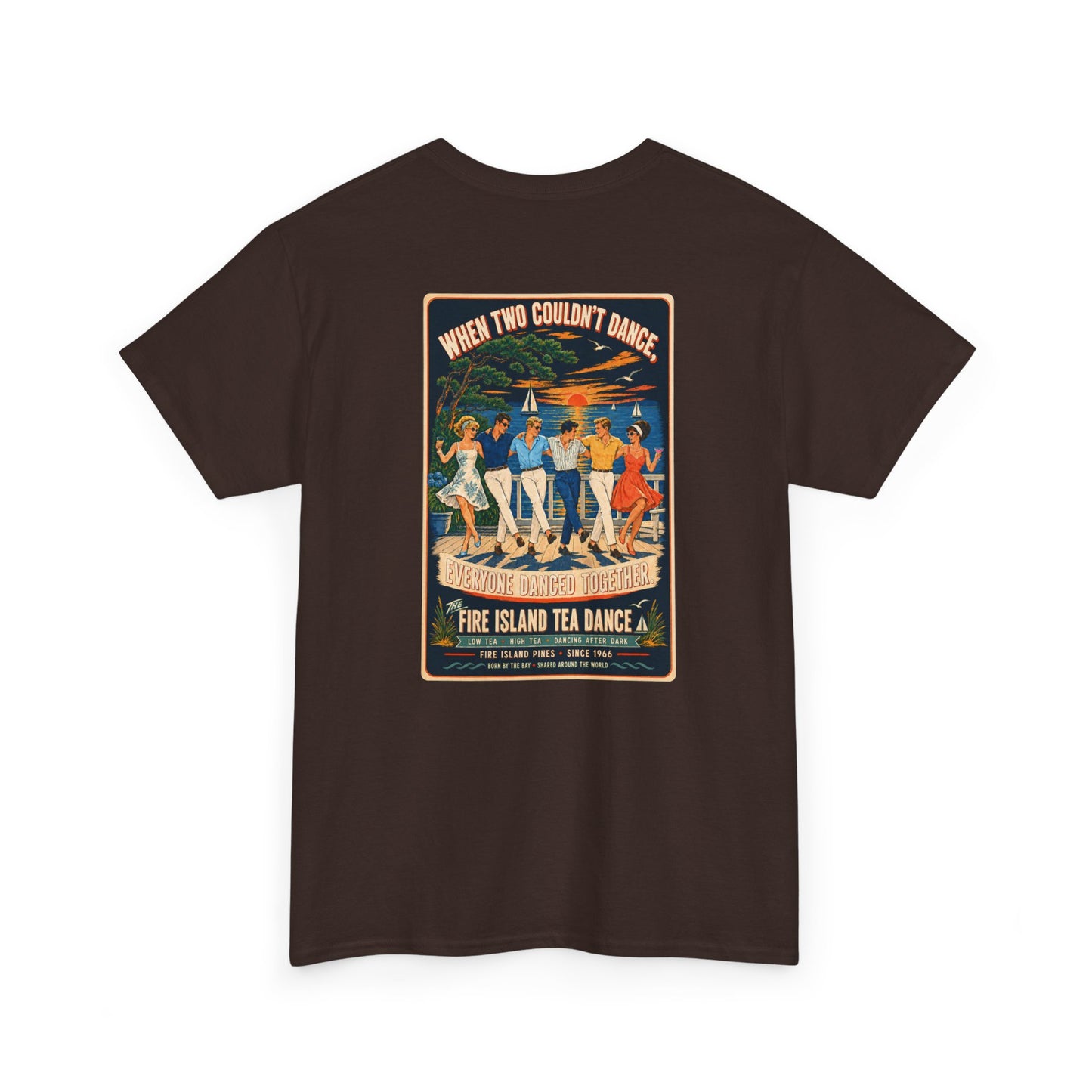 Fire Island Tea Dance ’66 T-Shirt | LGBTQ+ Nightlife History Tee
