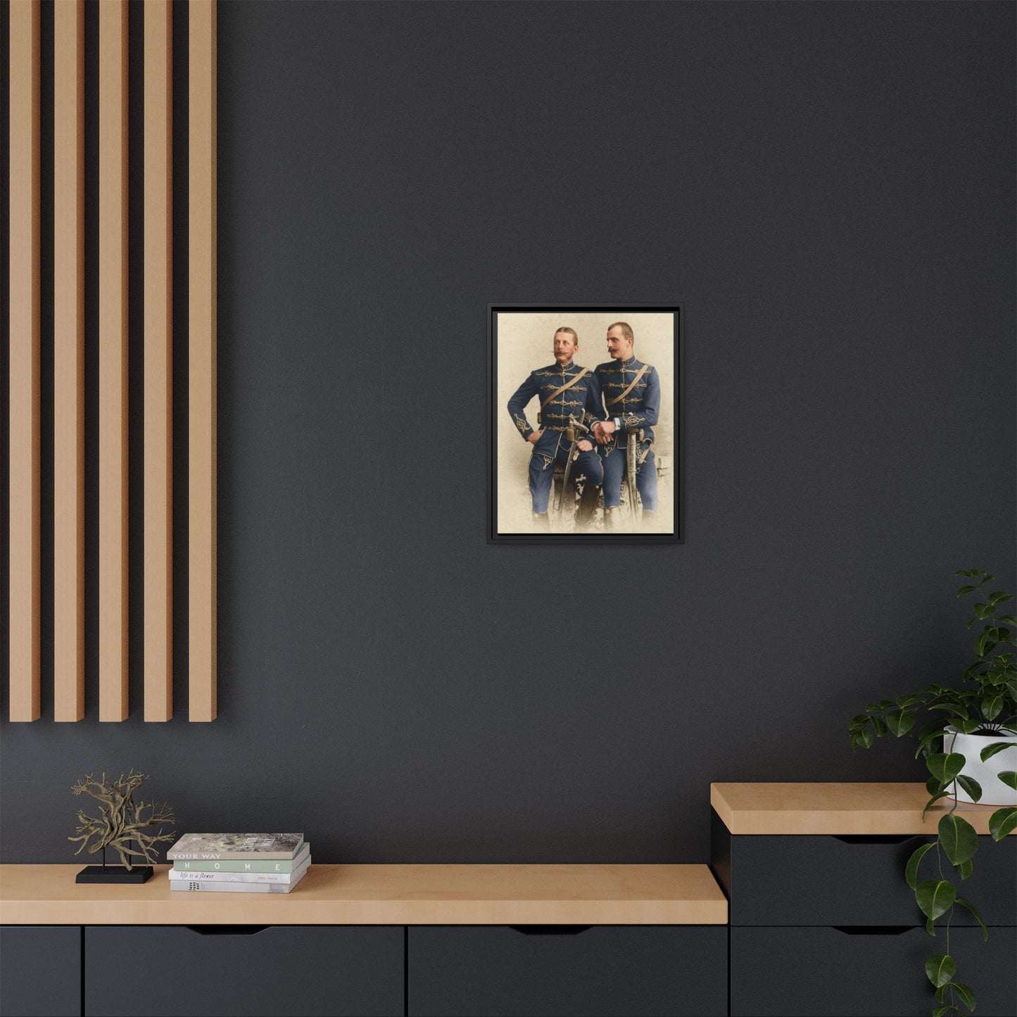 paire 139 | Framed Vintage Photo - Matte Canvas