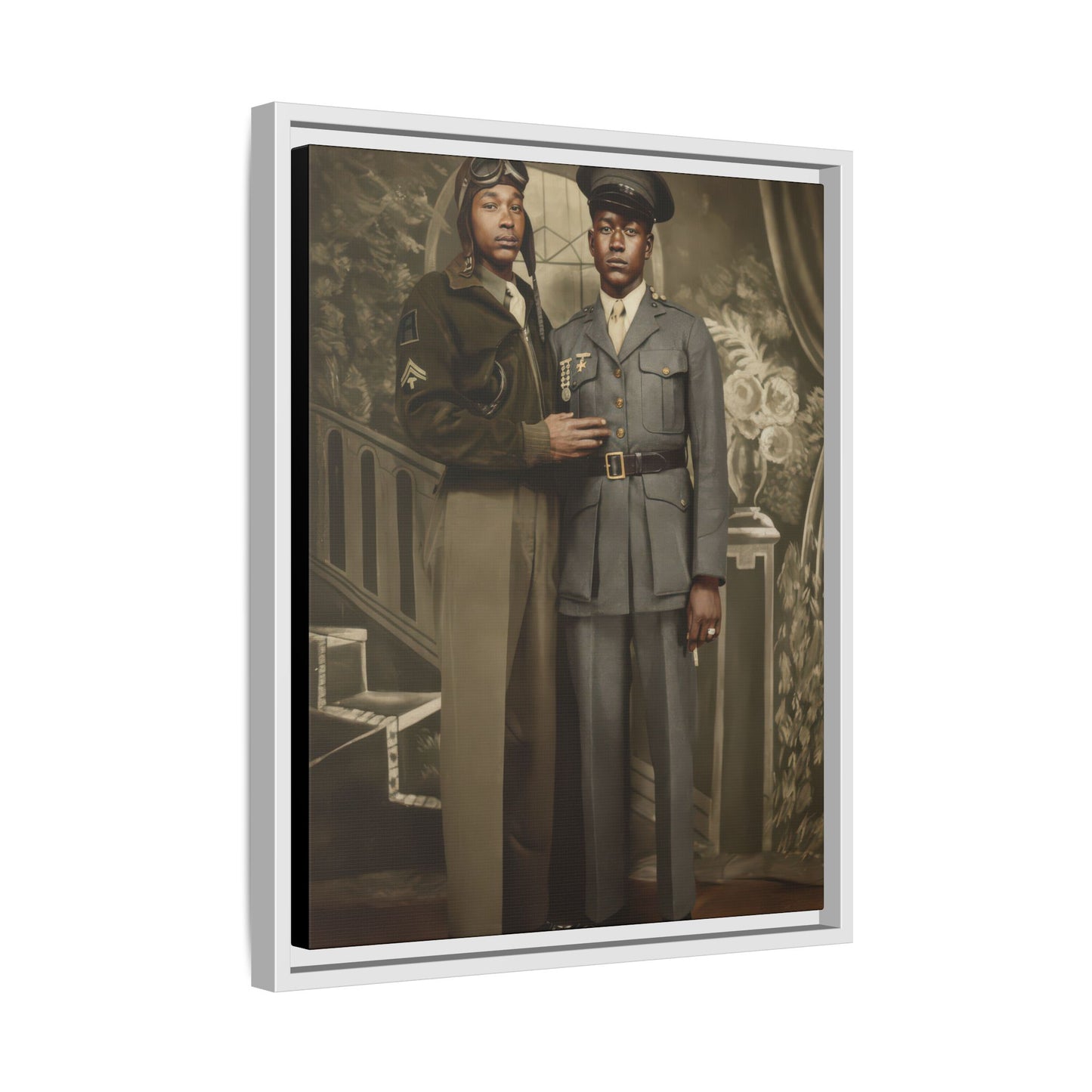 paire 120 | Framed Vintage Photo - Matte Canvas