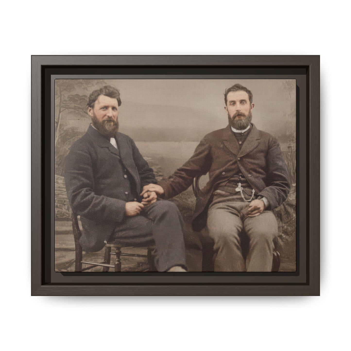 paire 110 | Framed Vintage Photo - Matte Canvas