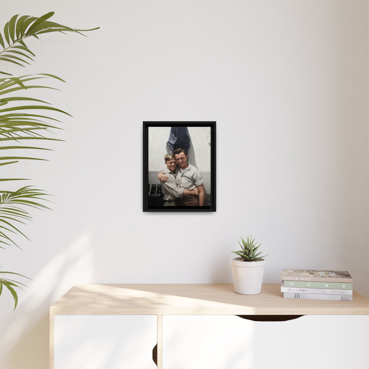 paire 136 | Framed Vintage Photo - Matte Canvas