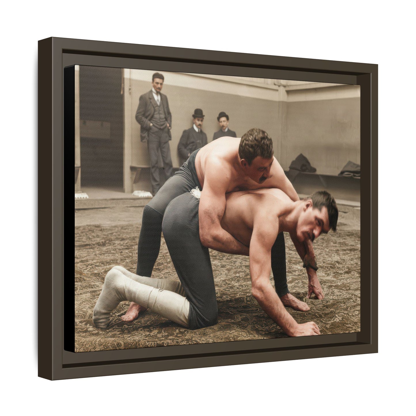 athlétisme 007 | Framed Vintage Photo - Matte Canvas