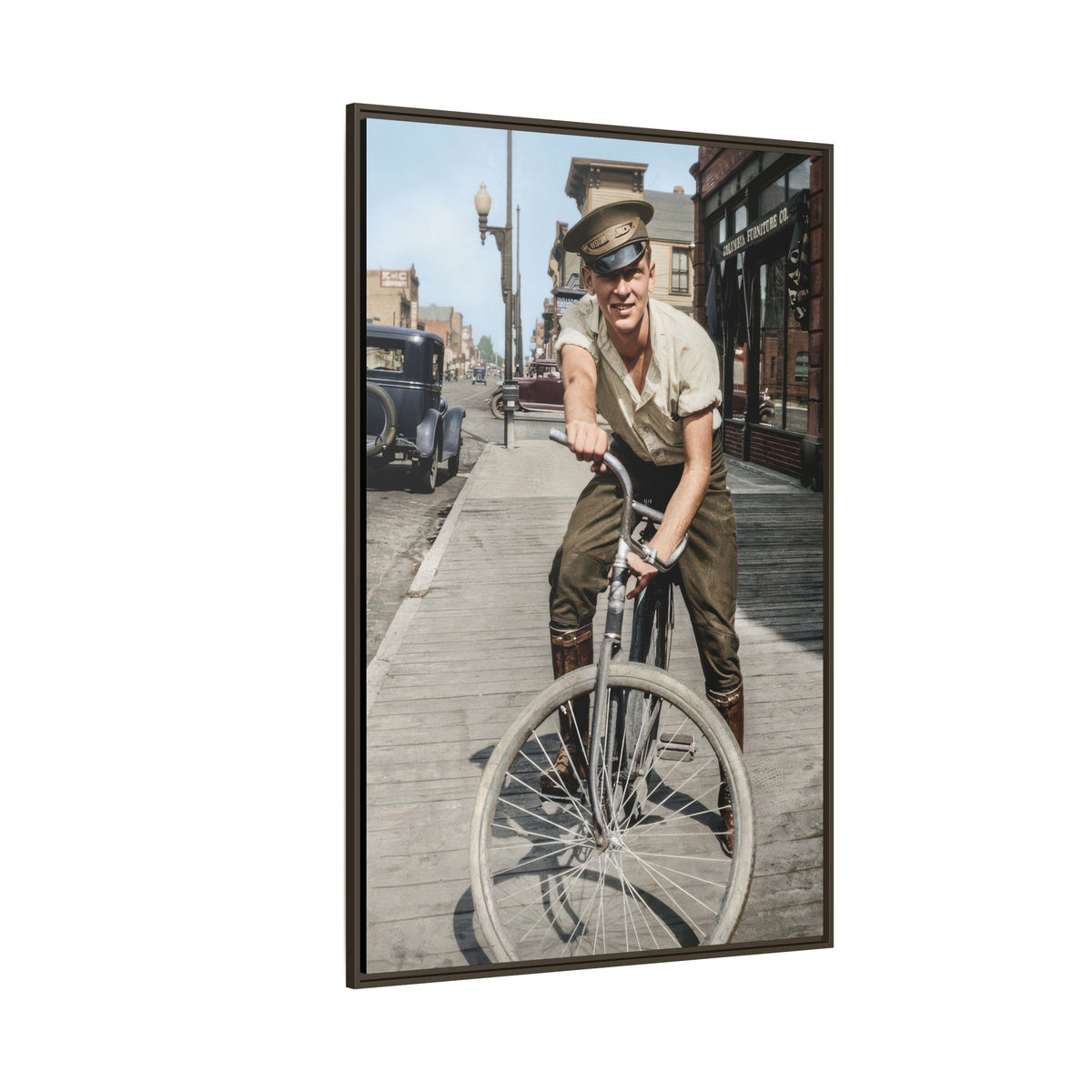 celibataire 007 | Framed Vintage Photo - Matte Canvas