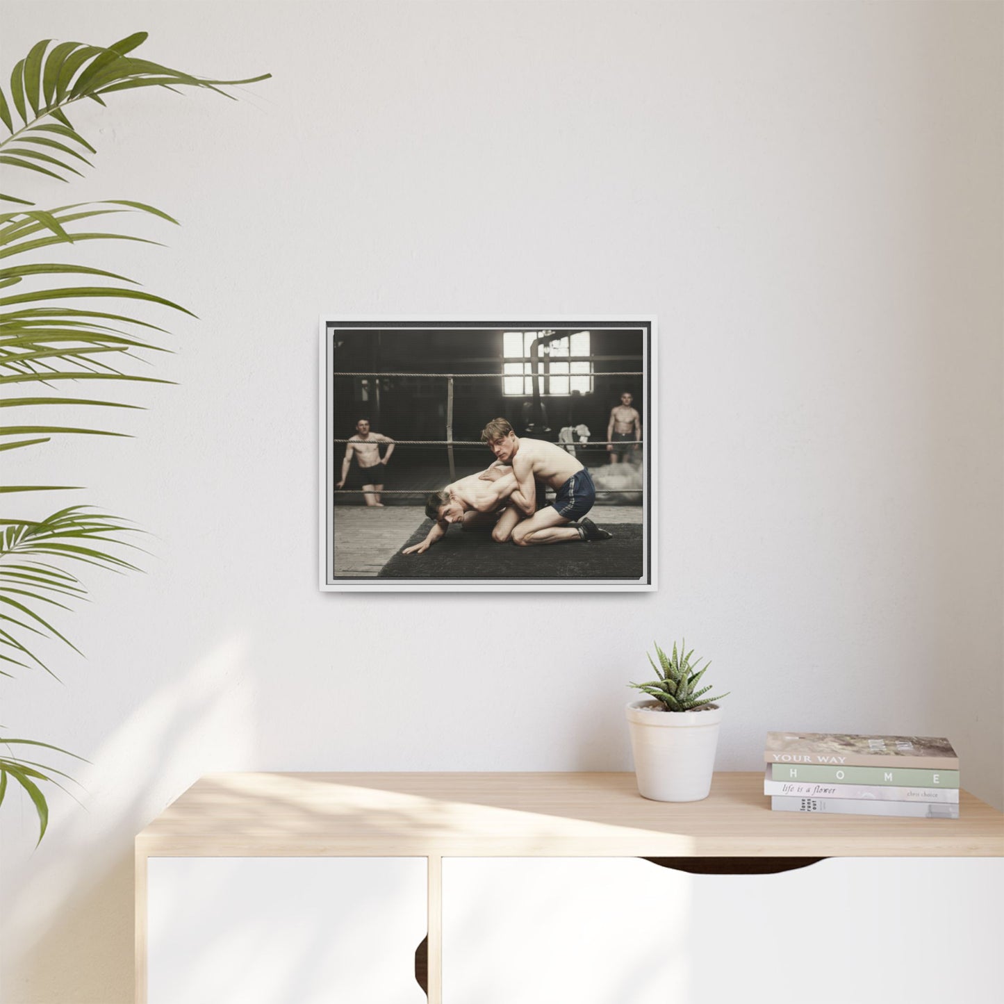 athlétisme 005 | Framed Vintage Photo - Matte Canvas