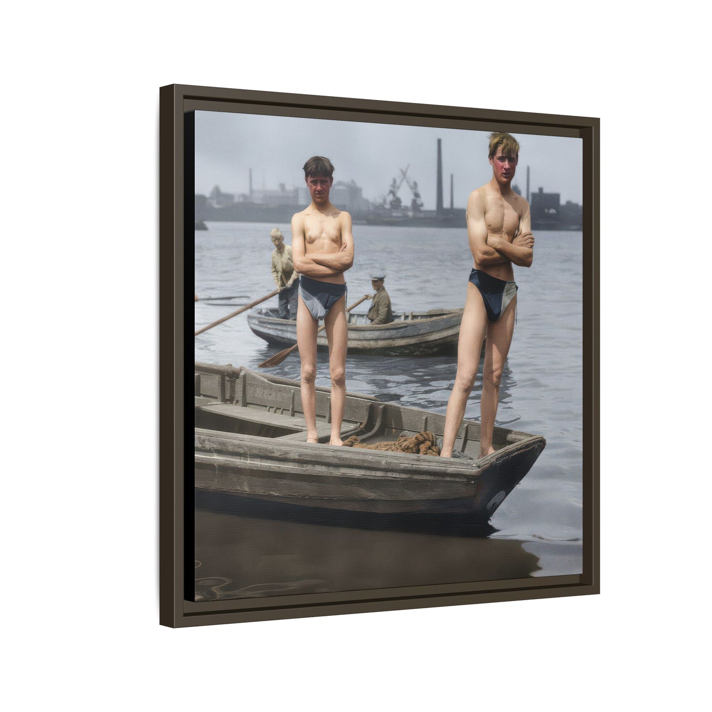 nager 050 | Framed Vintage Photo - Matte Canvas