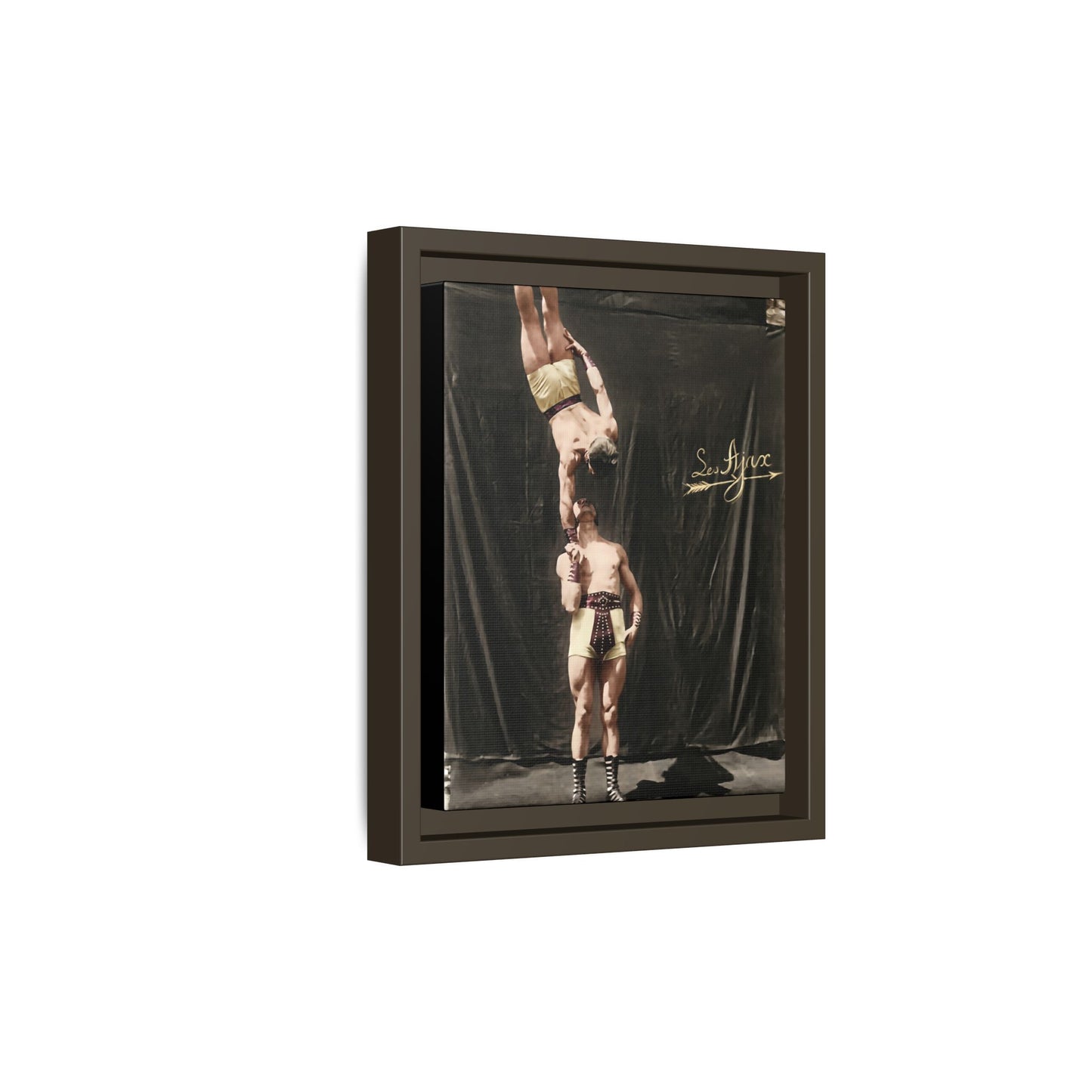 athlétisme 016 | Framed Vintage Photo - Matte Canvas