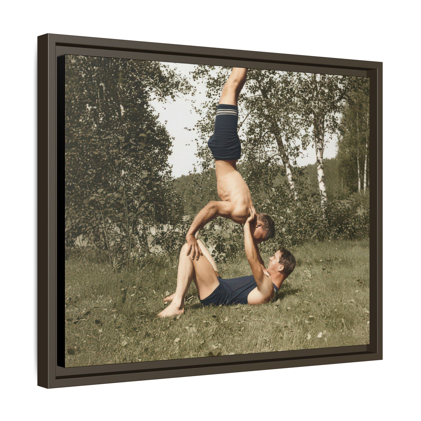 nager 017 | Framed Vintage Photo - Matte Canvas