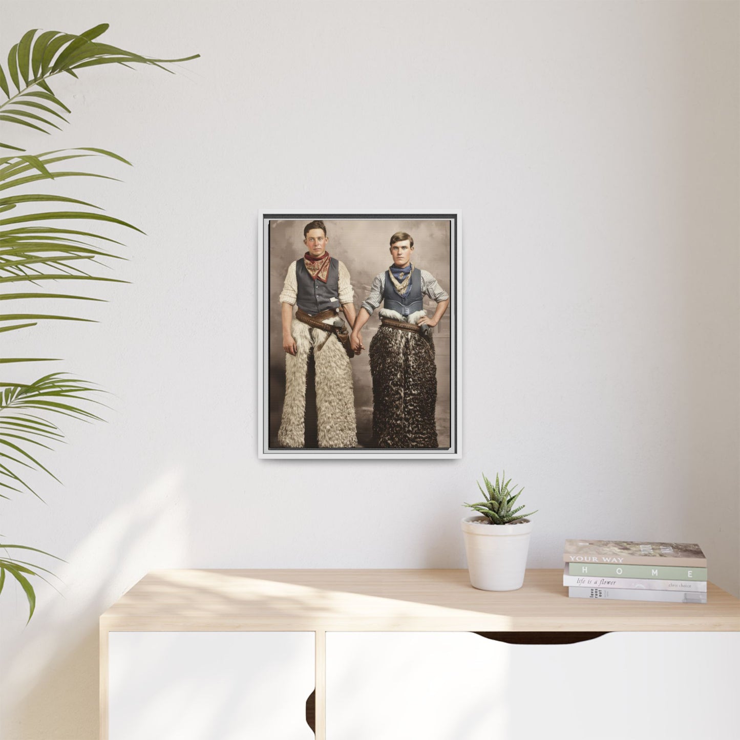 paire 126 | Framed Vintage Photo - Matte Canvas