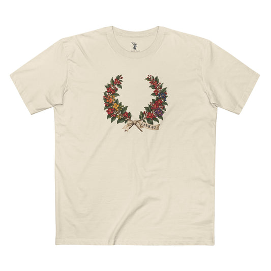 Tongan Heilala Laukau Pride T-Shirt | Laurel Wreath Tee