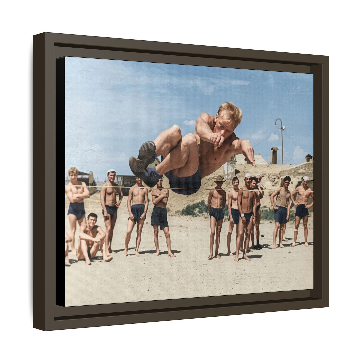 nager 039 | Framed Vintage Photo - Matte Canvas
