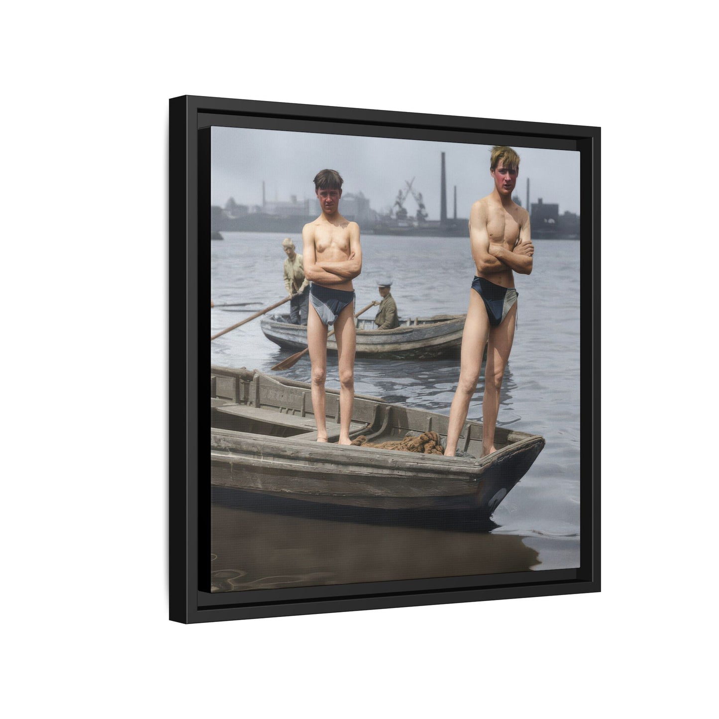 nager 050 | Framed Vintage Photo - Matte Canvas