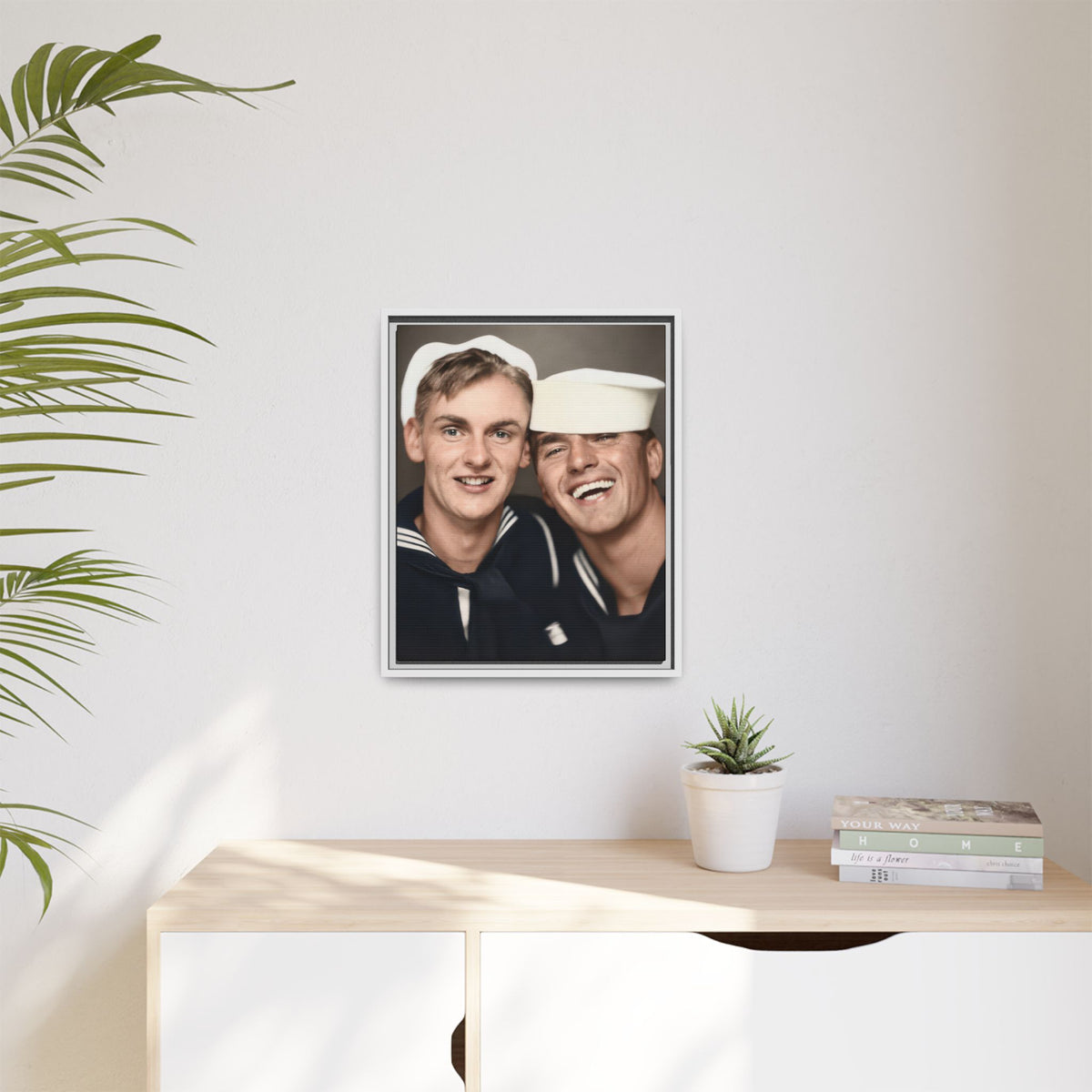 paire 154 | Framed Vintage Photo - Matte Canvas
