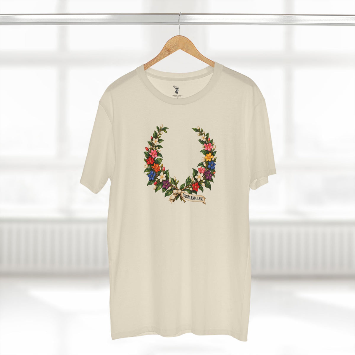 Pagmamalaki Philippine Sampaguita Laurel Wreath Pride T-Shirt