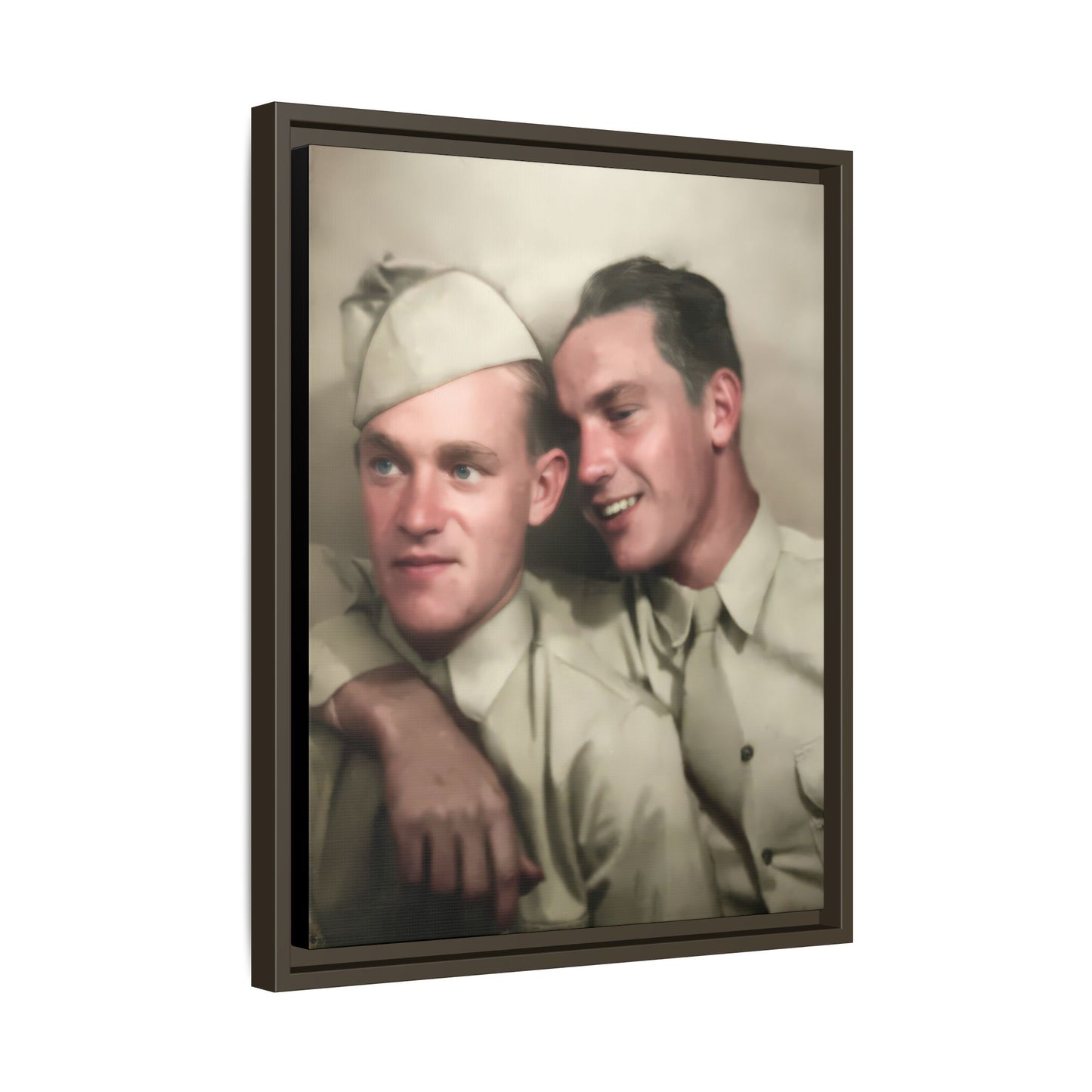 paire 049 | Framed Vintage Photo - Matte Canvas