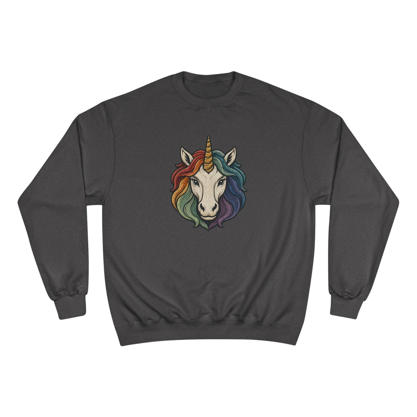 Champion | Rainbow Riders Muted Pride Unicorn Crewneck Sweatshirt