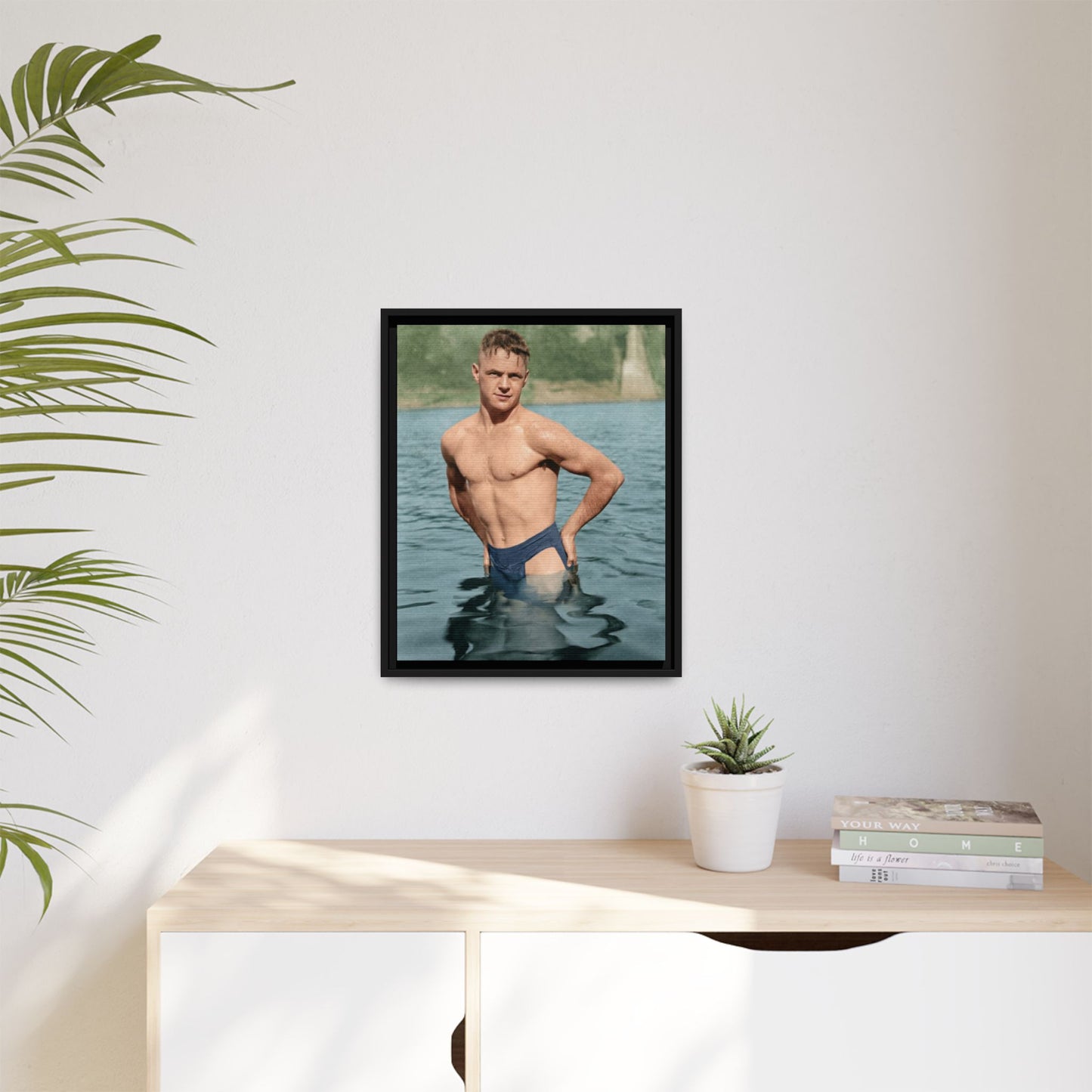 nager 027 | Framed Vintage Photo - Matte Canvas