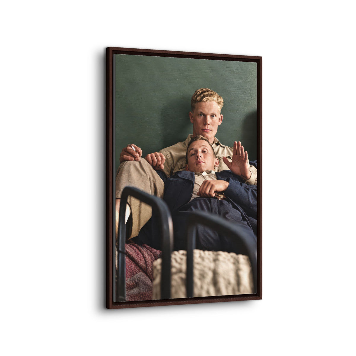 paire 046 | Framed Vintage Photo - Matte Canvas