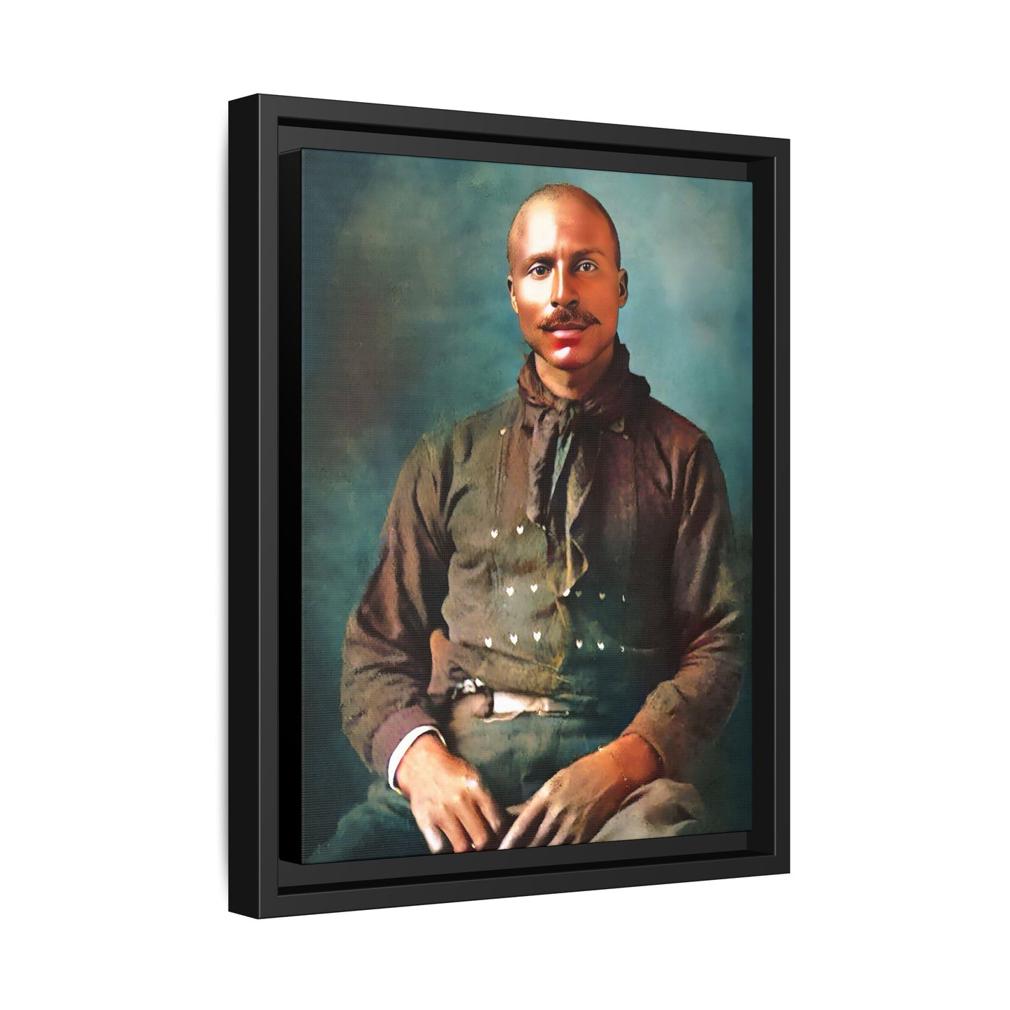 celibataire 017 | Framed Vintage Photo - Matte Canvas