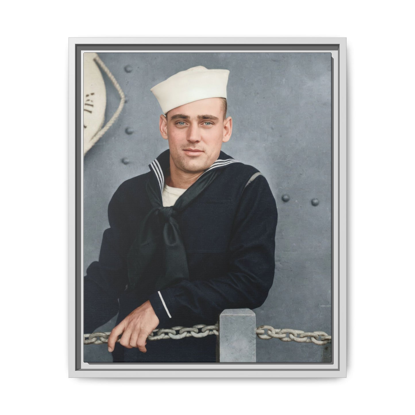 celibataire 023 | Framed Vintage Photo - Matte Canvas