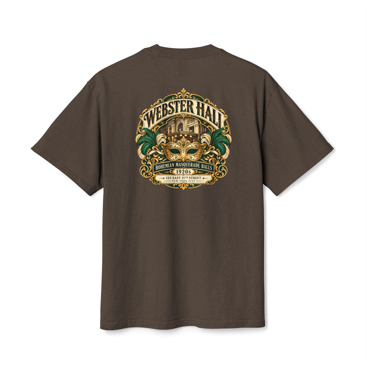 Webster Hall 1920s Masquerade | Historic NYC LGBTQ Heritage T-Shirt