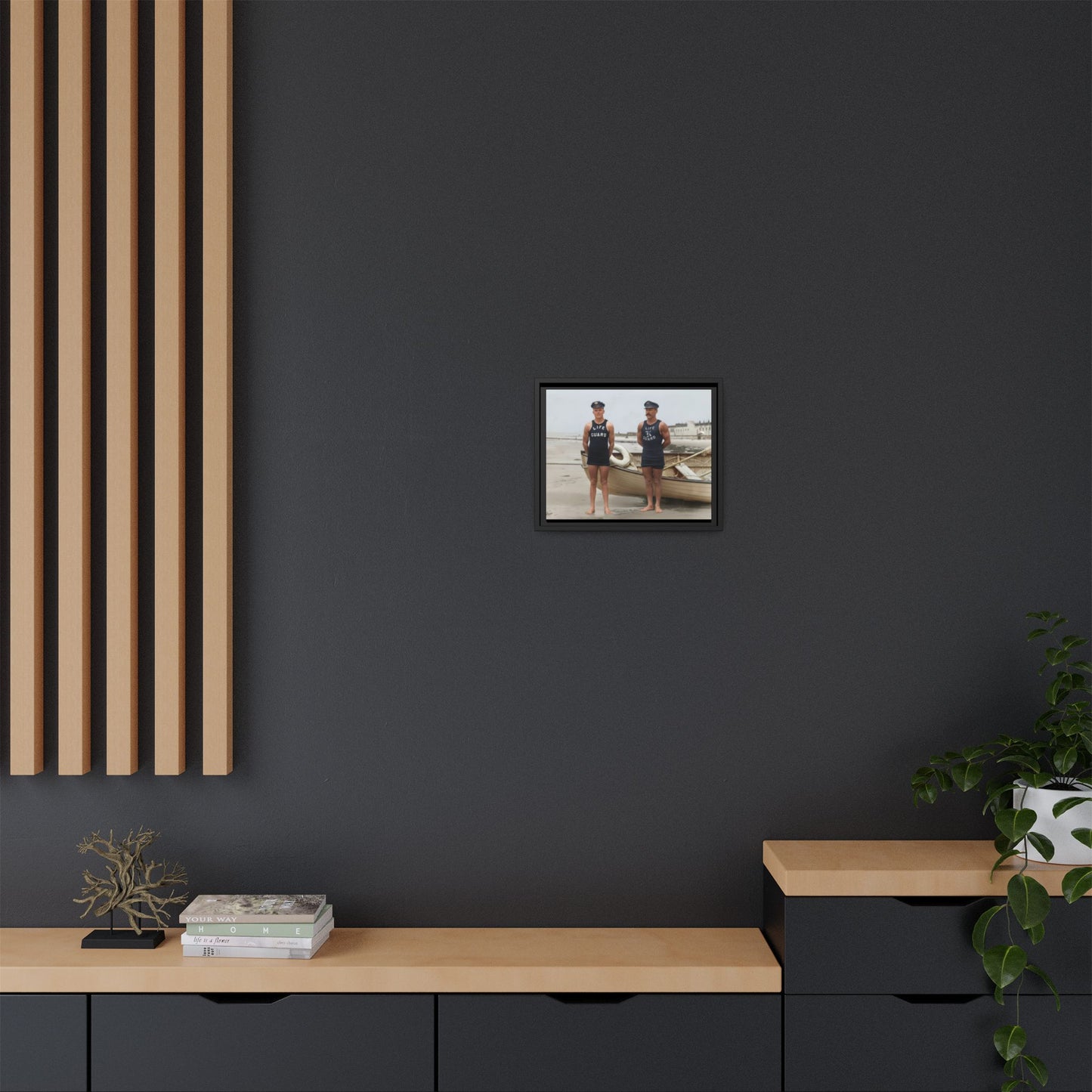 nager 016 | Framed Vintage Photo - Matte Canvas