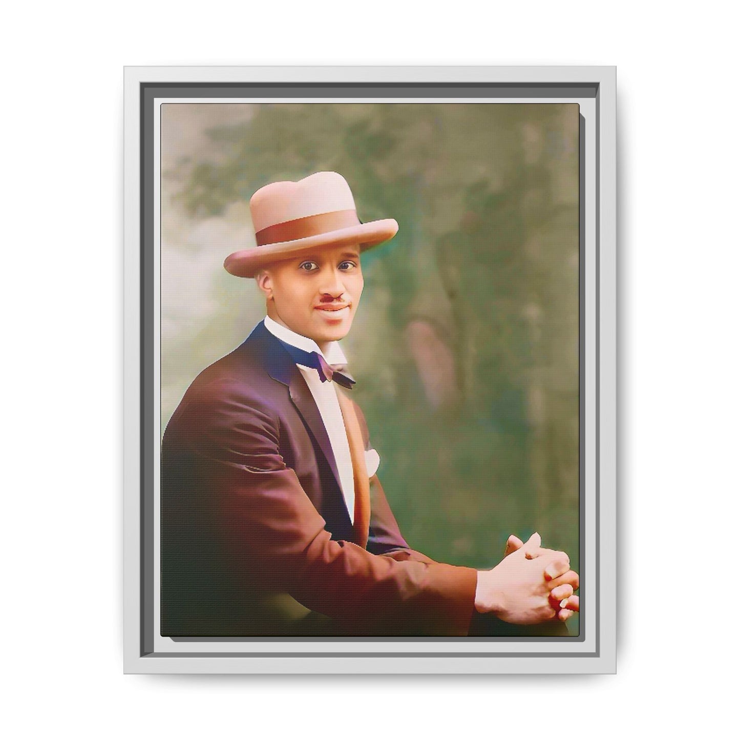 celibataire 004 | Framed Vintage Photo - Matte Canvas