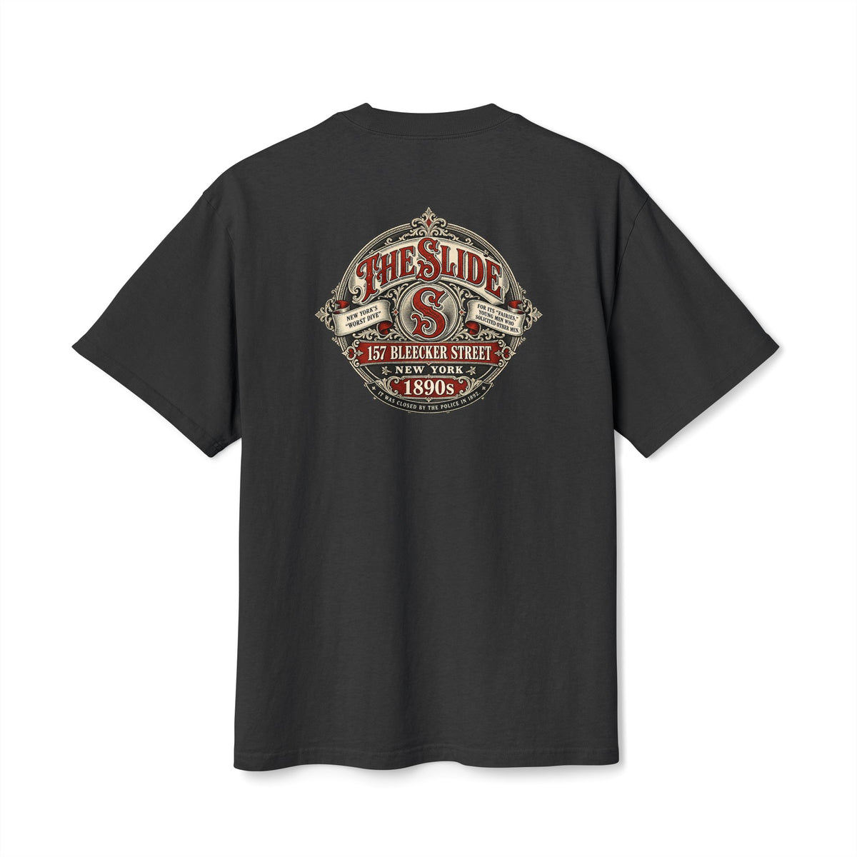 The Slide 1890s New York T-Shirt | Historic Gay Bar Heritage Tee